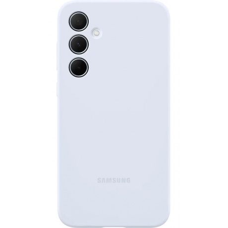 Чехол-накладка Samsung EF-PA356TLEGRU Silicone Case для Galaxy A35 голубой - фото 3
