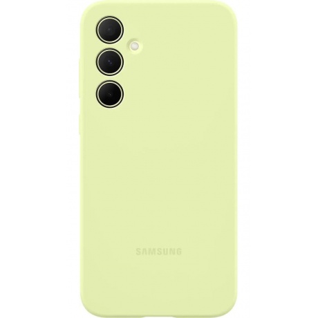 Чехол-накладка Samsung EF-PA356TMEGRU Silicone Case для Galaxy A35 лаймовый - фото 3