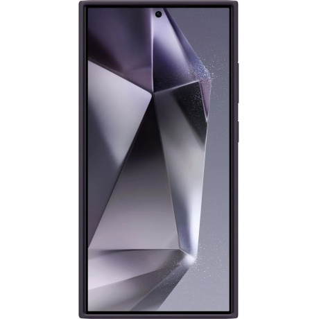 Чехол-накладка Samsung EF-PS928TEEGRU Silicone Cover для Galaxy S24 Ultra, темно-фиолетовый - фото 4