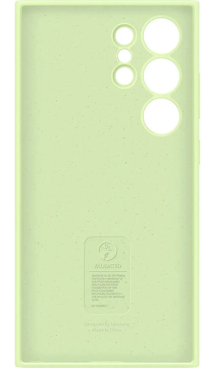 Чехол-накладка Samsung EF-PS928TGEGRU Silicone Cover для Galaxy S24 Ultra, лаймовый - фото 2