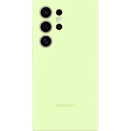 Чехол-накладка Samsung EF-PS928TGEGRU Silicone Cover для Galaxy S24 Ultra, лаймовый - фото 3
