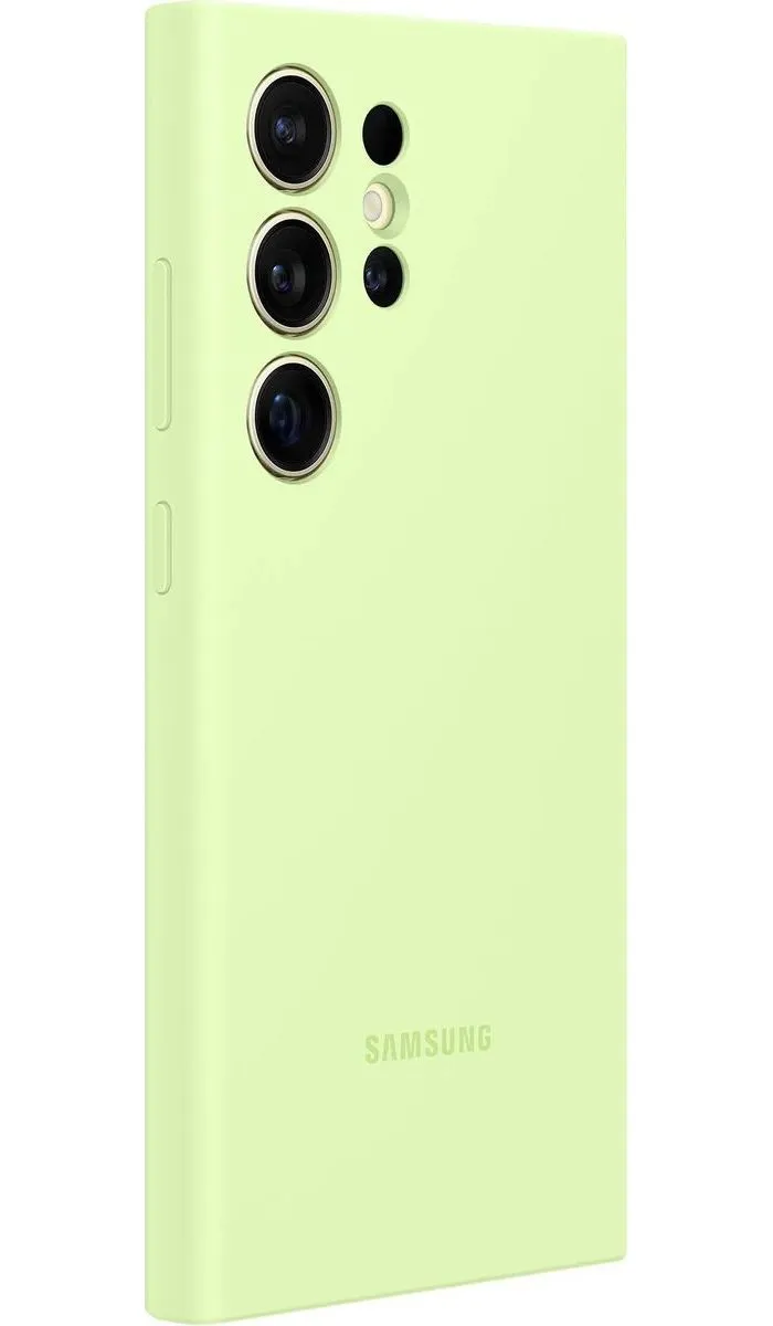 Чехол-накладка Samsung EF-PS928TGEGRU Silicone Cover для Galaxy S24 Ultra, лаймовый - фото 5