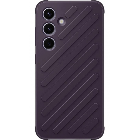 Чехол-накладка Samsung GP-FPS921SACVR Shield Case для Galaxy S24, темно-фиолетовый - фото 3