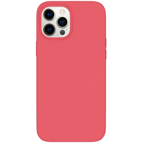 Чехол защитный VLP c MagSafe для iPhone 12 ProMax, красный - фото 1