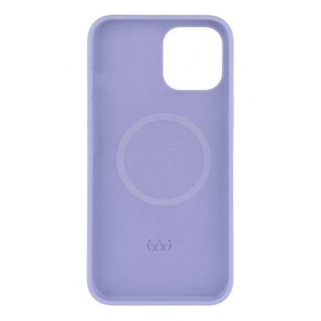 Чехол защитный VLP c MagSafe для iPhone 12 ProMax, фиолетовый - фото 2
