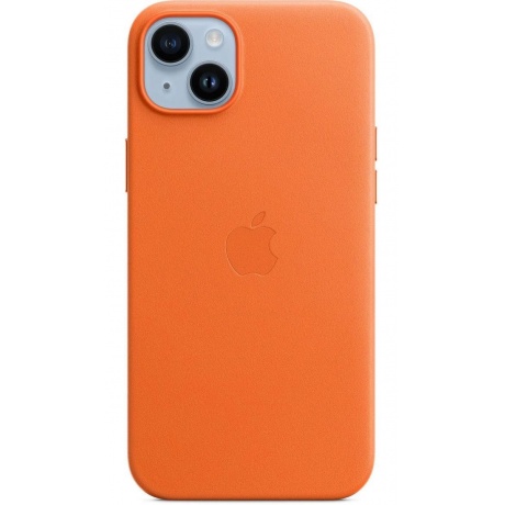 Чехол Apple IPhone 14 Pro Leather Case with MagSafe Orange (MPPL3FE/A) - фото 1