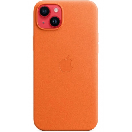 Чехол Apple IPhone 14 Pro Leather Case with MagSafe Orange (MPPL3FE/A) - фото 4