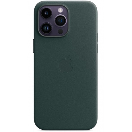 Чехол Apple IPhone 14 Pro Max Leather Case with MagSafe Forest Green (MPPN3FE/A) - фото 1