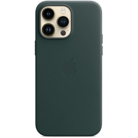 Чехол Apple IPhone 14 Pro Max Leather Case with MagSafe Forest Green (MPPN3FE/A) - фото 2
