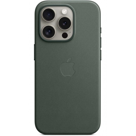 Чехол Apple IPhone 15 Pro FineWoven  Case with MagSafe Evergreen (MT4U3FE/A) - фото 1