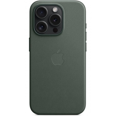 Чехол Apple IPhone 15 Pro FineWoven  Case with MagSafe Evergreen (MT4U3FE/A) - фото 4
