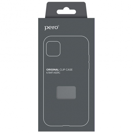 Клип-кейс PERO силикон для Infinix HOT 40 / 40 Pro прозрачный усиленный - фото 1