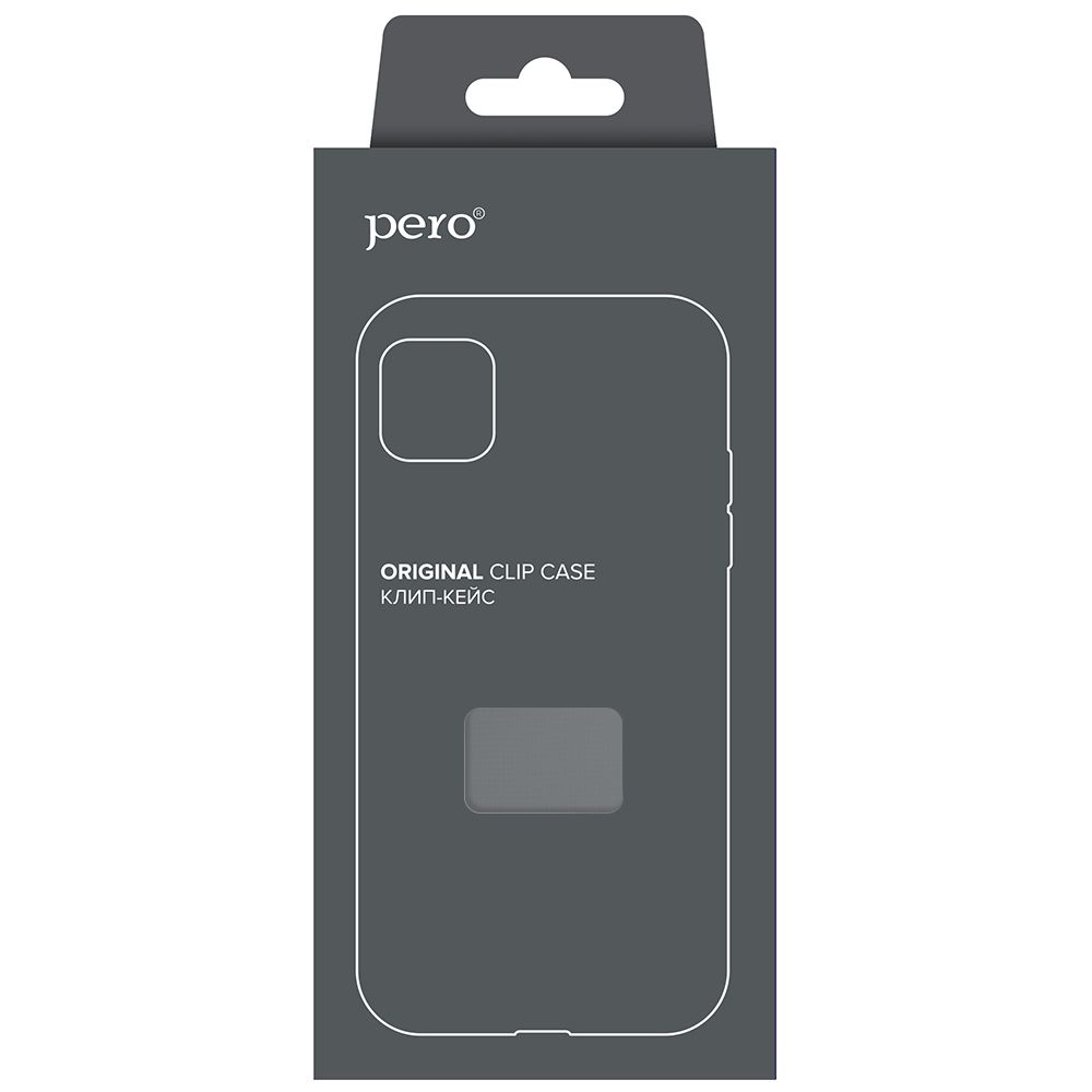 цена Клип-кейс PERO силикон для Infinix HOT 40i прозрачный усиленный