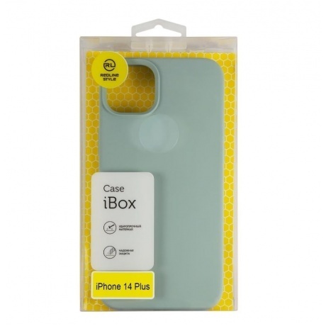 Чехол Red Line для iPhone 14 Plus, для MagSafe, кожаный, оливков...