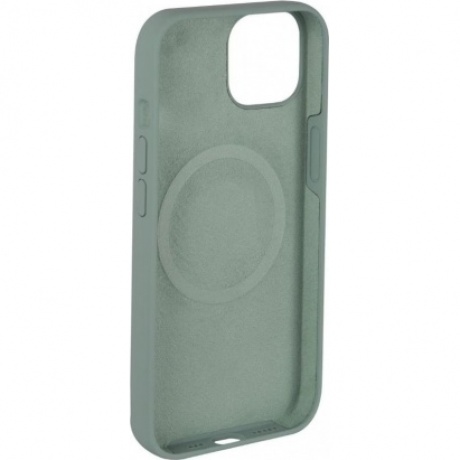 Чехол Red Line для iPhone 14, для MagSafe, кожаный, оливковый УТ000032535 - фото 4