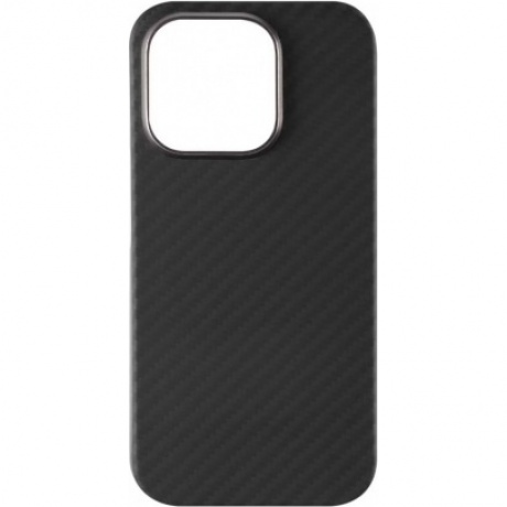 Чехол Red Line для iPhone 15 Pro, для MagSafe, карбон, матовый, серый УТ000037390 - фото 2