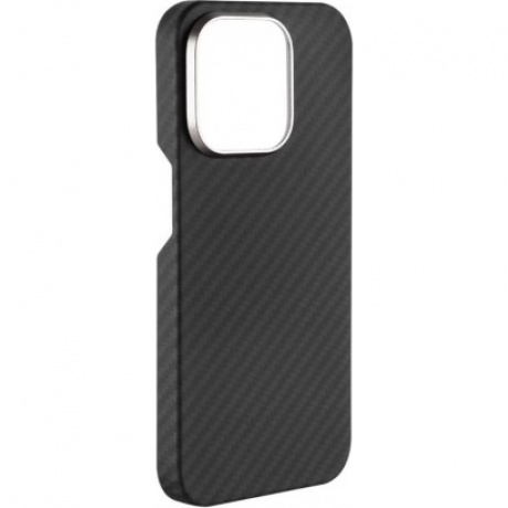 Чехол Red Line для iPhone 15 Pro, для MagSafe, карбон, матовый, серый УТ000037390 - фото 3