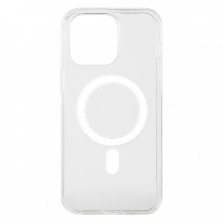 Накладка пластик Red Line для iPhone 15 Pro Max, для MagSafe прозрачная УТ000038600 - фото 2