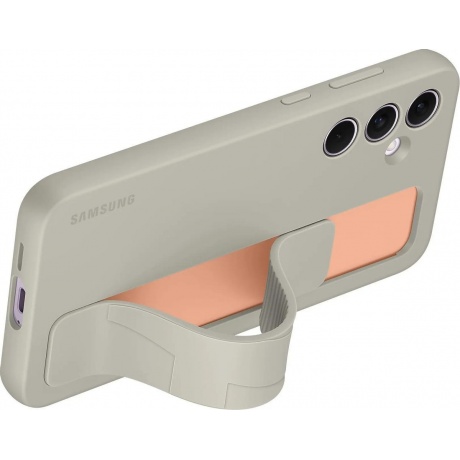 Чехол Samsung EF-GA556TJEGRU Standing Grip Case для Galaxy A55, серый - фото 2