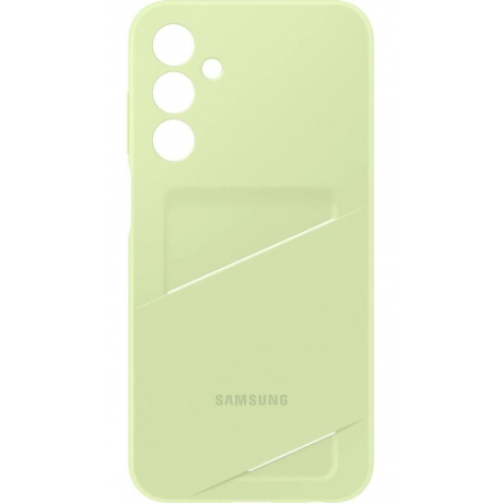 Чехол Samsung EF-OA256TMEGRU Card Slot Case для Galaxy A25 лайм - фото 1