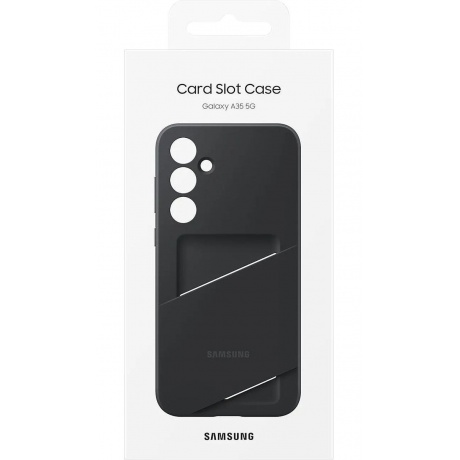 Чехол Samsung EF-OA356TBEGRU Card Slot Case для Galaxy A35 черный - фото 6