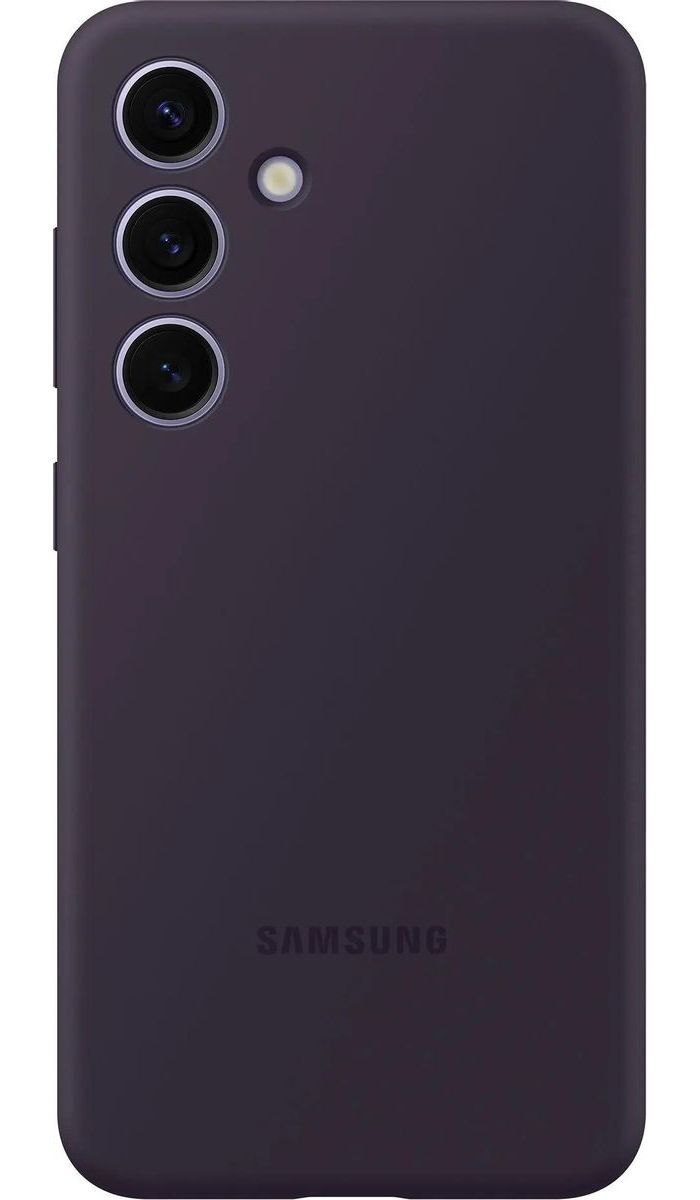 Чехол Samsung EF-PS926TEEGRU Silicone Cover для Galaxy S24+, темно-фиолетовый чехол samsung silicone cover a72 black ef pa725