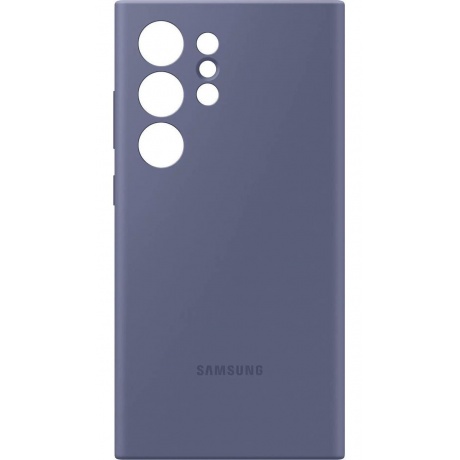 Чехол Samsung EF-PS928TVEGRU Silicone Cover для Galaxy S24 Ultra, фиолетовый - фото 1