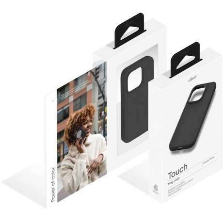 Чехол для Apple iPhone 15 Pro uBear Touch Mag Case Magsafe черный - фото 5