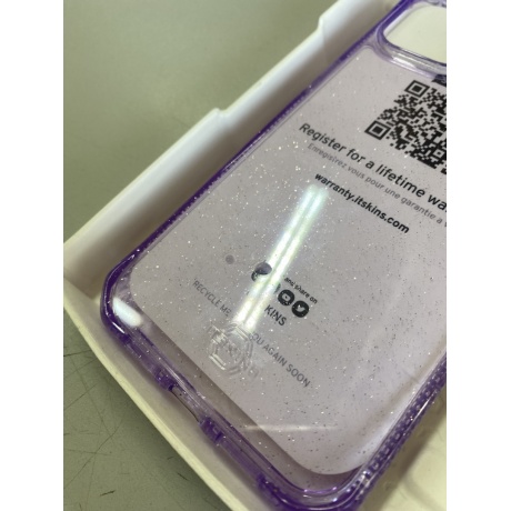Чехол антибактериальный ITSKINS HYBRID SPARK для Apple iPhone 14/13 (6.1&quot;) сиреневый хорошее состояние; - фото 3
