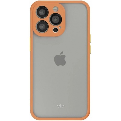 

Чехол защитный VLP Matte Case для iPhone 13 ProMax, оранжевый
