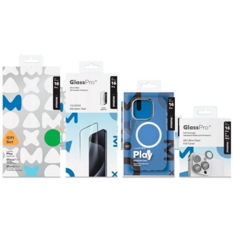 Чехол для смартфона Momax MXAP24MTGS для iPhone 16 Pro + Стекло ...