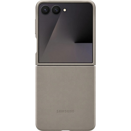 

Чехол-накладка Samsung EF-VF766PJEGRU Kindsuit Case для Galaxy Z Flip7 серо-коричневый, Серый