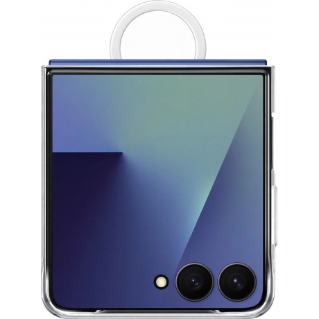 

Чехол-накладка Samsung EF-QF766CTEGRU Ring Case (clear) для Galaxy Z Flip7 прозр., Прозрачный