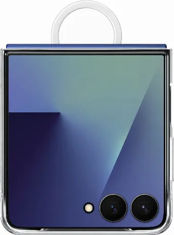 Чехол-накладка Samsung EF-QF766CTEGRU Ring Case (clear) для Gala...