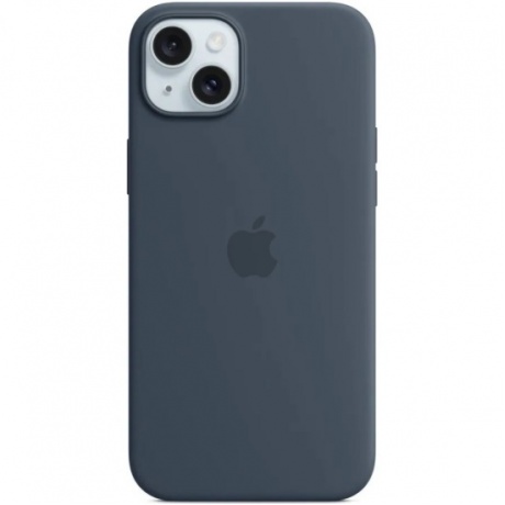 Чехол оригинальный Apple для Iphone 15 Plus Silicone Case - Storme Blue хорошее состояние 1834₽