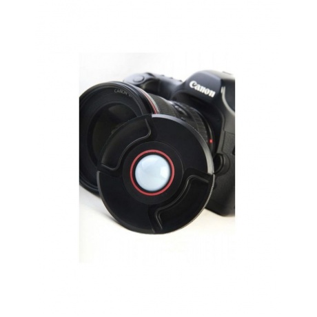 Крышка Flama FL-WB72С на объектив для защиты и установки баланса белого, 72mm, цвет черный/красный - фото 6
