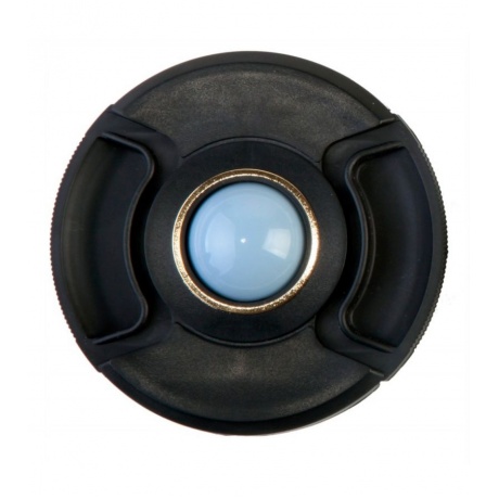 Крышка Flama FL-WB72N на объектив для защиты и установки баланса белого, 72mm, цвет черный/золотисты - фото 1