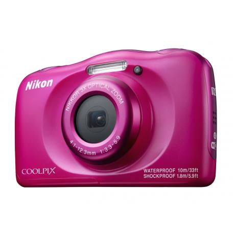 Цифровой фотоаппарат Nikon Coolpix W100 с рюкзаком Pink - фото 1