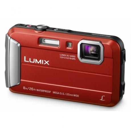 Цифровой фотоаппарат Panasonic DMC-FT30 Lumix Red - фото 2