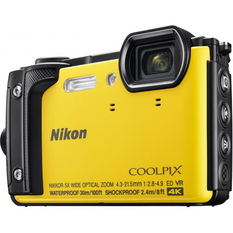 Цифровой фотоаппарат Nikon Coolpix  W300 Yellow - фото 4