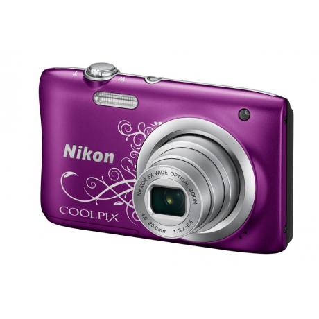 Цифровой фотоаппарат Nikon Coolpix A10 Purple Lineart - фото 1