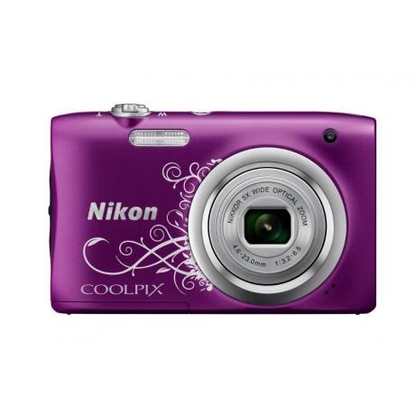 Цифровой фотоаппарат Nikon Coolpix A10 Purple Lineart - фото 2