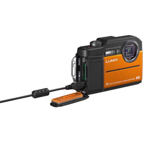 Цифровой фотоаппарат Panasonic Lumix DC-FT7 оранжевый - фото 3