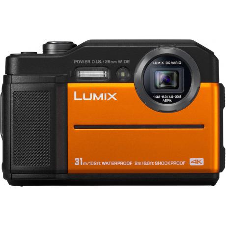 Цифровой фотоаппарат Panasonic Lumix DC-FT7 оранжевый - фото 7
