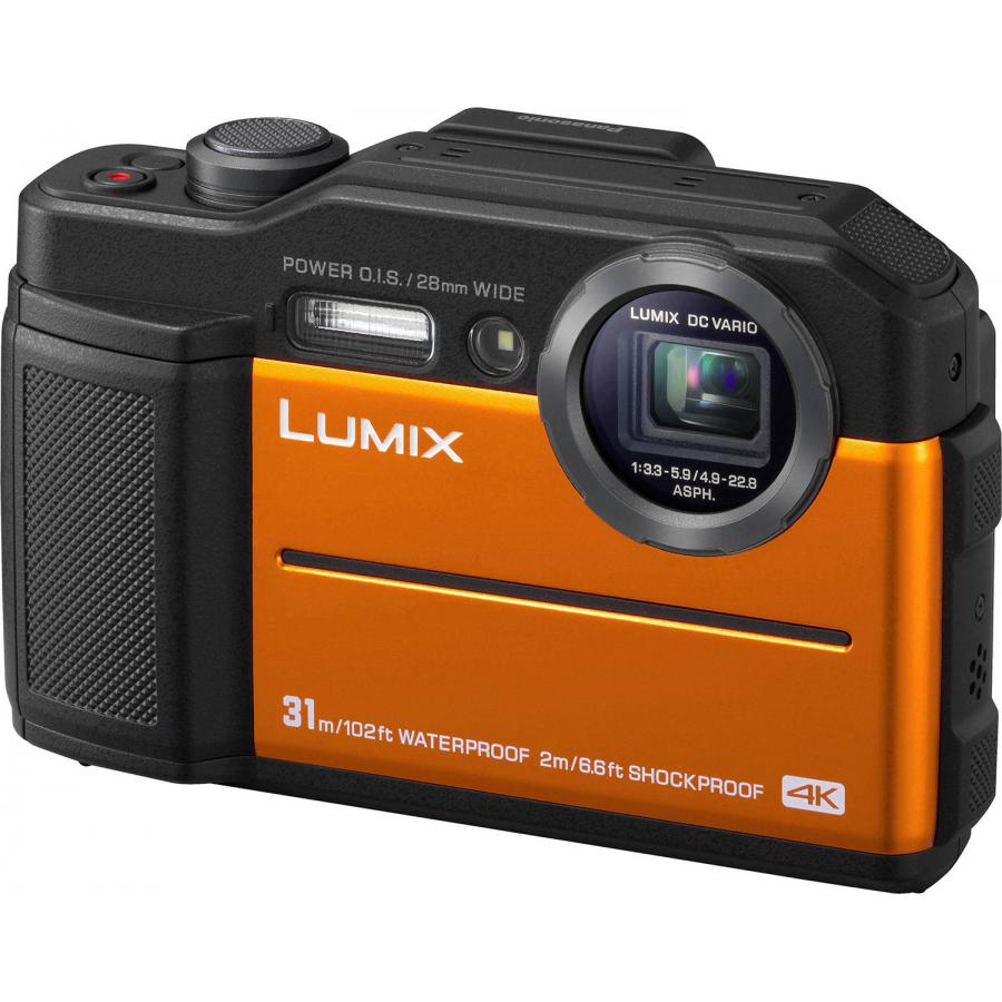 Цифровой фотоаппарат Panasonic Lumix DC-FT7 оранжевый DC-FT7EE-D - фото 1
