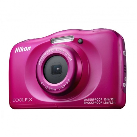 Цифровой фотоаппарат Nikon Coolpix W100  Pink - фото 1