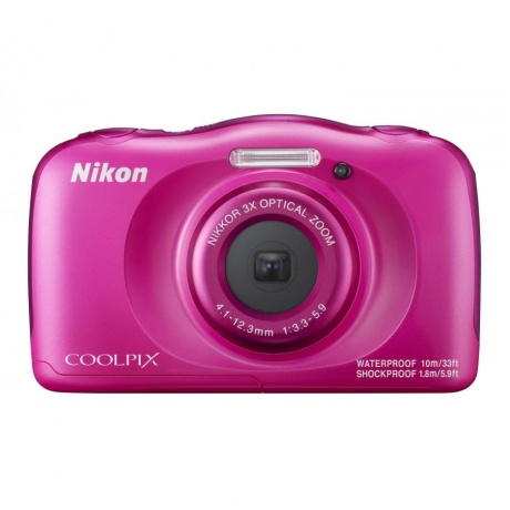 Цифровой фотоаппарат Nikon Coolpix W100  Pink - фото 5