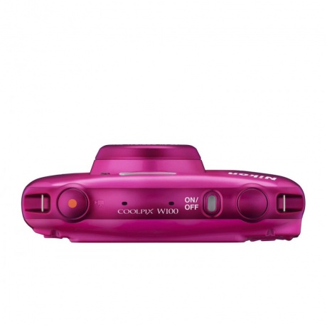 Цифровой фотоаппарат Nikon Coolpix W100  Pink - фото 6
