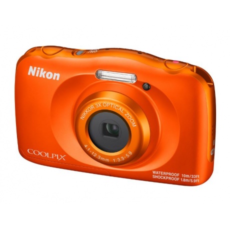 Цифровой фотоаппарат Nikon Coolpix W150 Orange Backpack Kit - фото 4