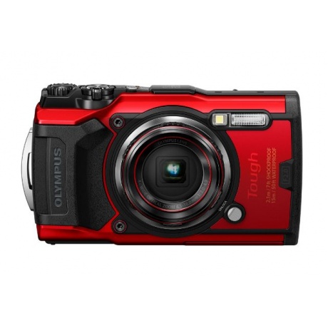 Цифровой фотоаппарат Olympus TG-6 Красный - фото 2
